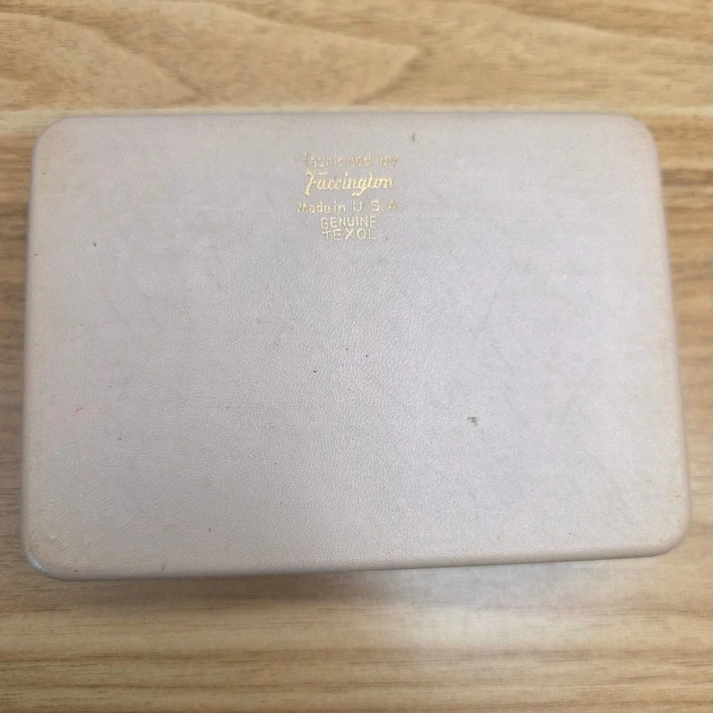 Farrington Vintage Travel Jewelry Box - Genuine Texol Pink Satin and Velvet
